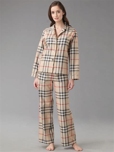 burberry pajamas women's